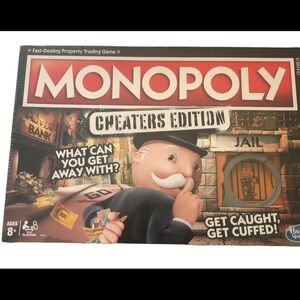 Monopoly Cheaters Addition Game SEALED Hasbro 2-6 Players 8+ Property Trading